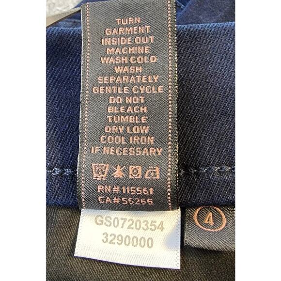 7 for All Mankind Jeans Womens 4 Blue Jen 7 Classic Midnight Comfort Skinny - Picture 14 of 14
